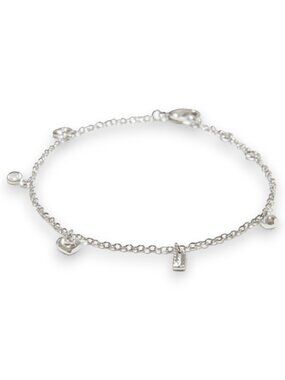 Coach Silver Charm Bracelet With Dust Bag